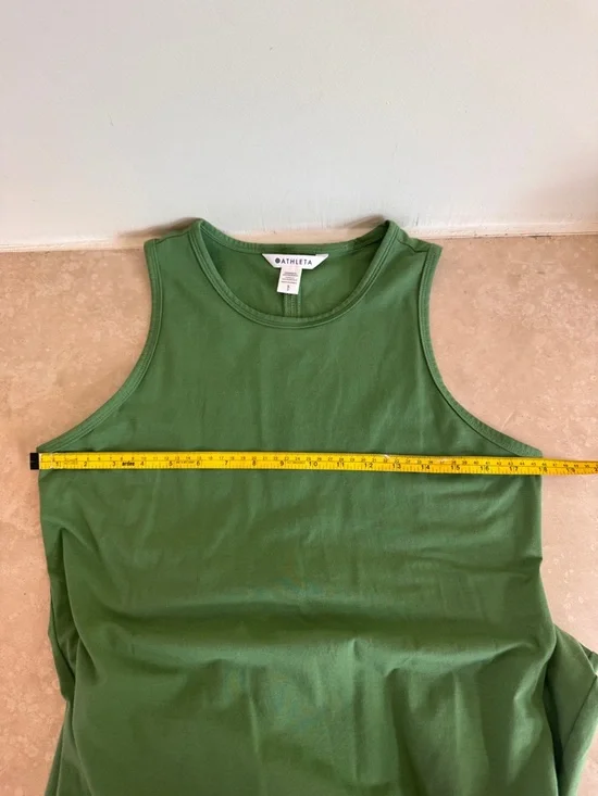 Athleta Green Sleeveless Pullover Midi Dress Womens Size S - Picture 11 of 15